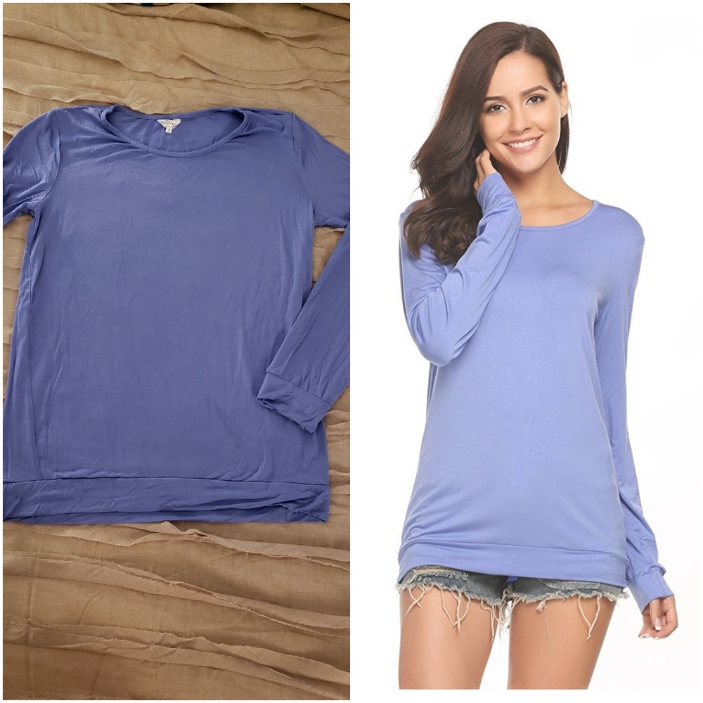 🌟EUC🌟 Oversized-Style Long Sleeve Top